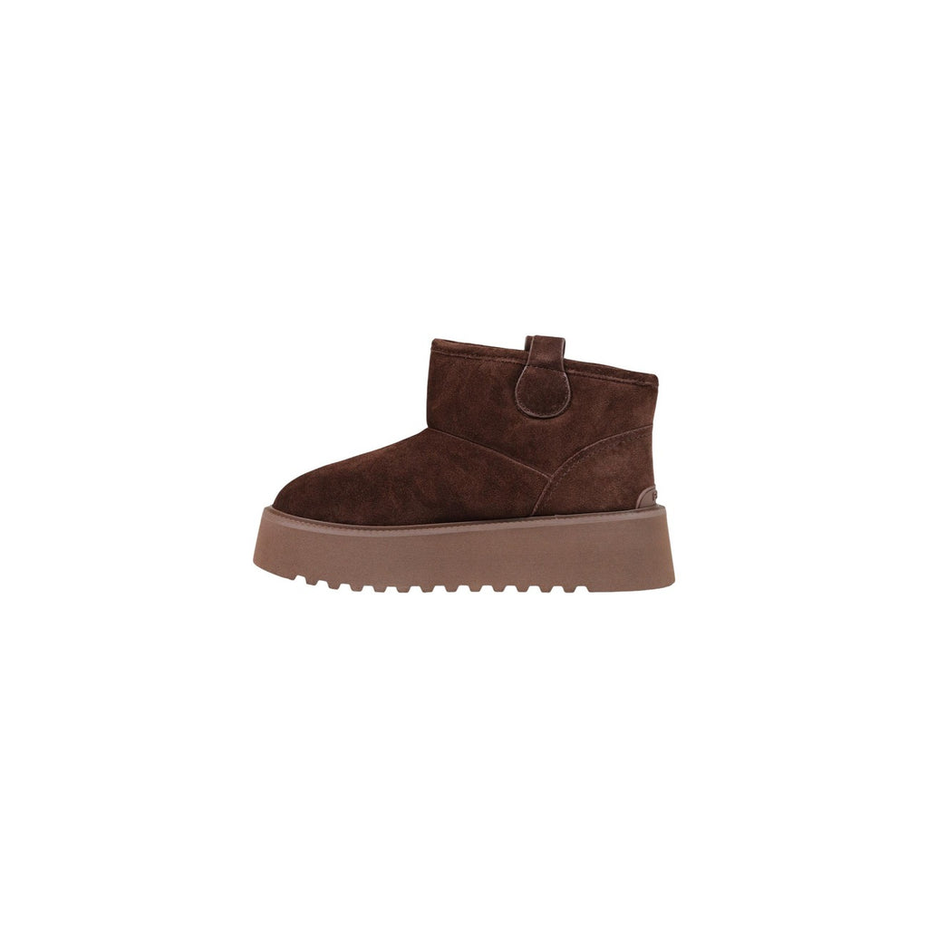 Pinko — Martina 08 boots in brown leather for women — view 3