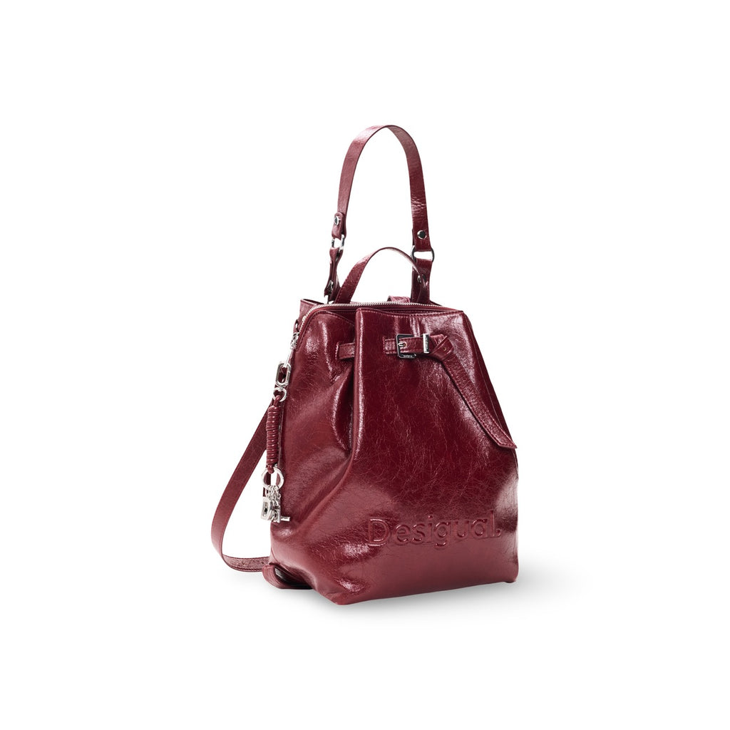 Desigual — Half Logo Luena Nf red bag for women — view 2