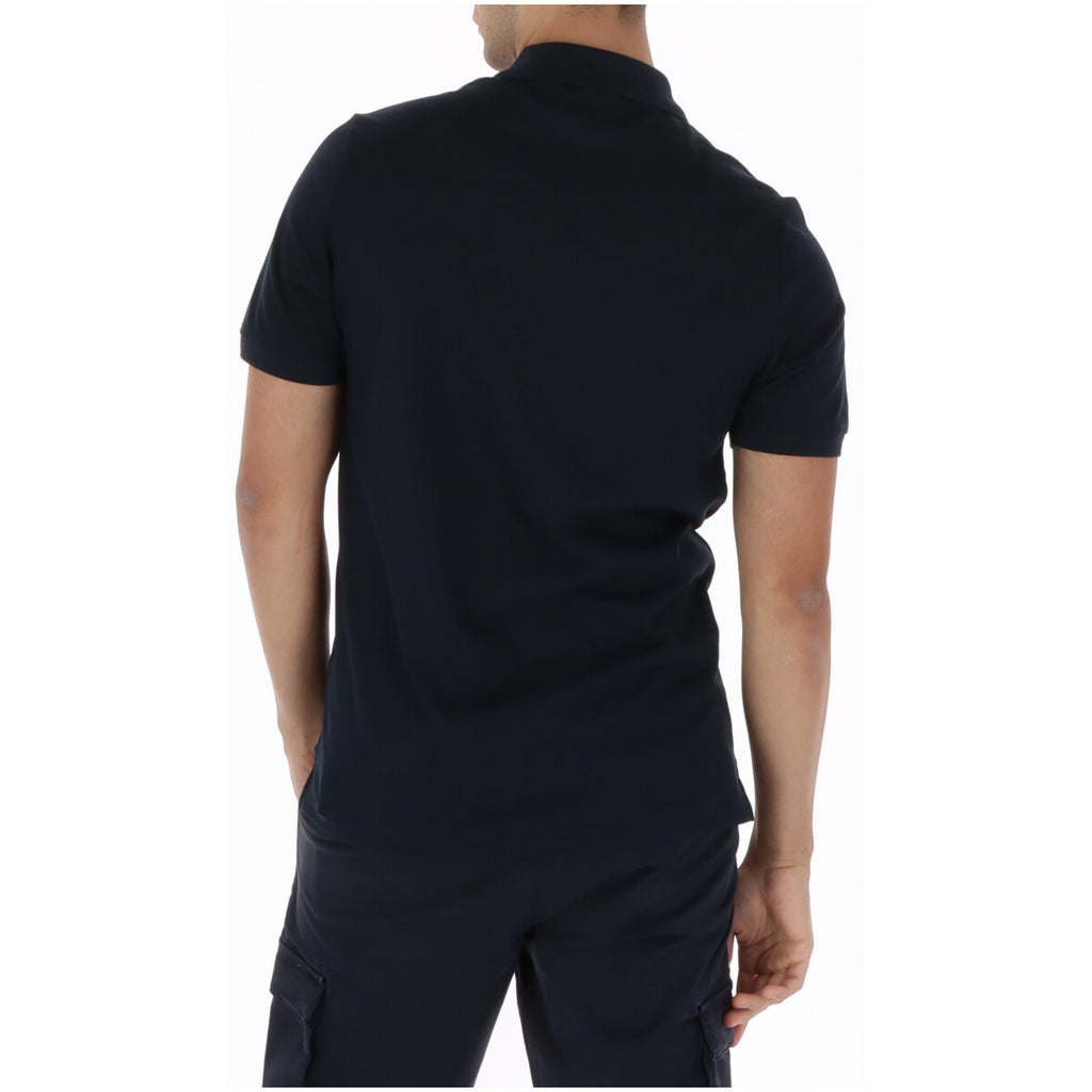 Lyle & Scott — Polo bleu en coton stretch homme — vue 2