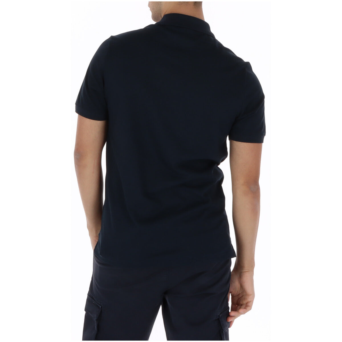 Lyle & Scott — Polo bleu en coton stretch homme — vue 2