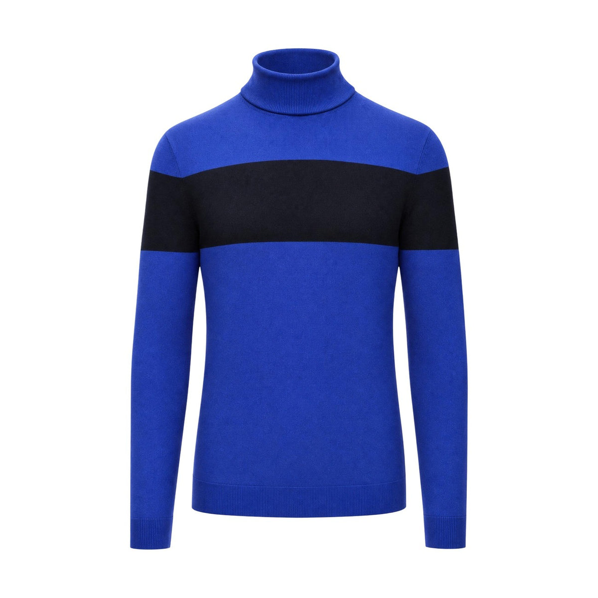 Armani Exchange — Men’s blue viscose blend sweater — view 3