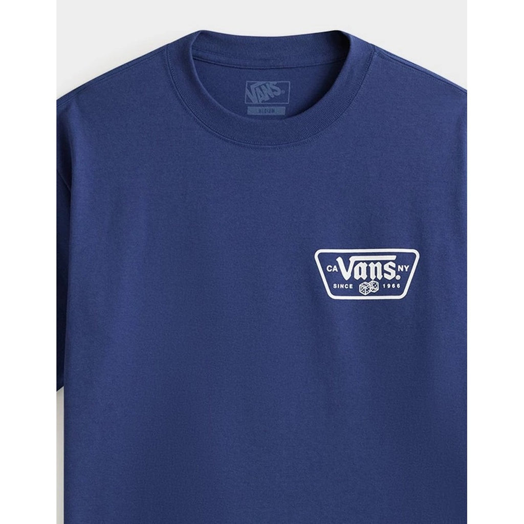 Vans — T-shirt VN000WU85TU1 bleu homme — vue 3