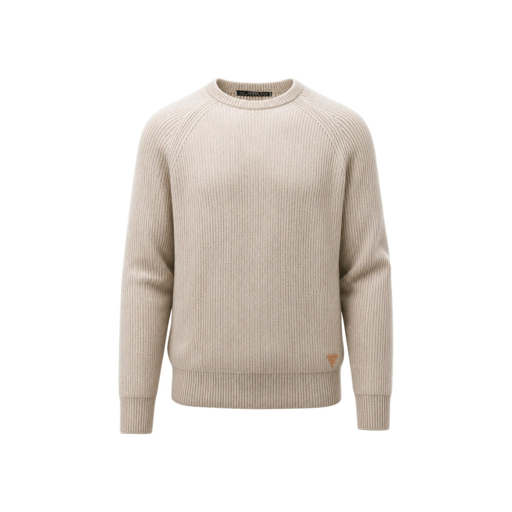 Guess — Men’s beige Niro Vanisé Stripes sweater — view 5
