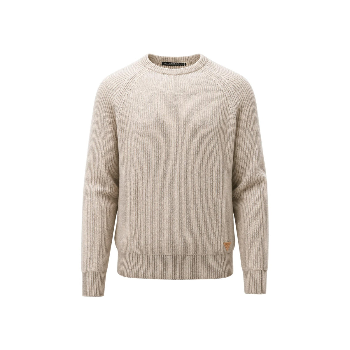 Guess — Men’s beige Niro Vanisé Stripes sweater — view 5