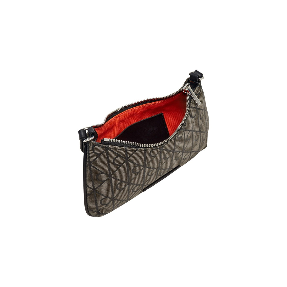Calvin Klein — Black bag ref. EMBLEM AOP JACQUARD CONV MINI BA woman — view 5