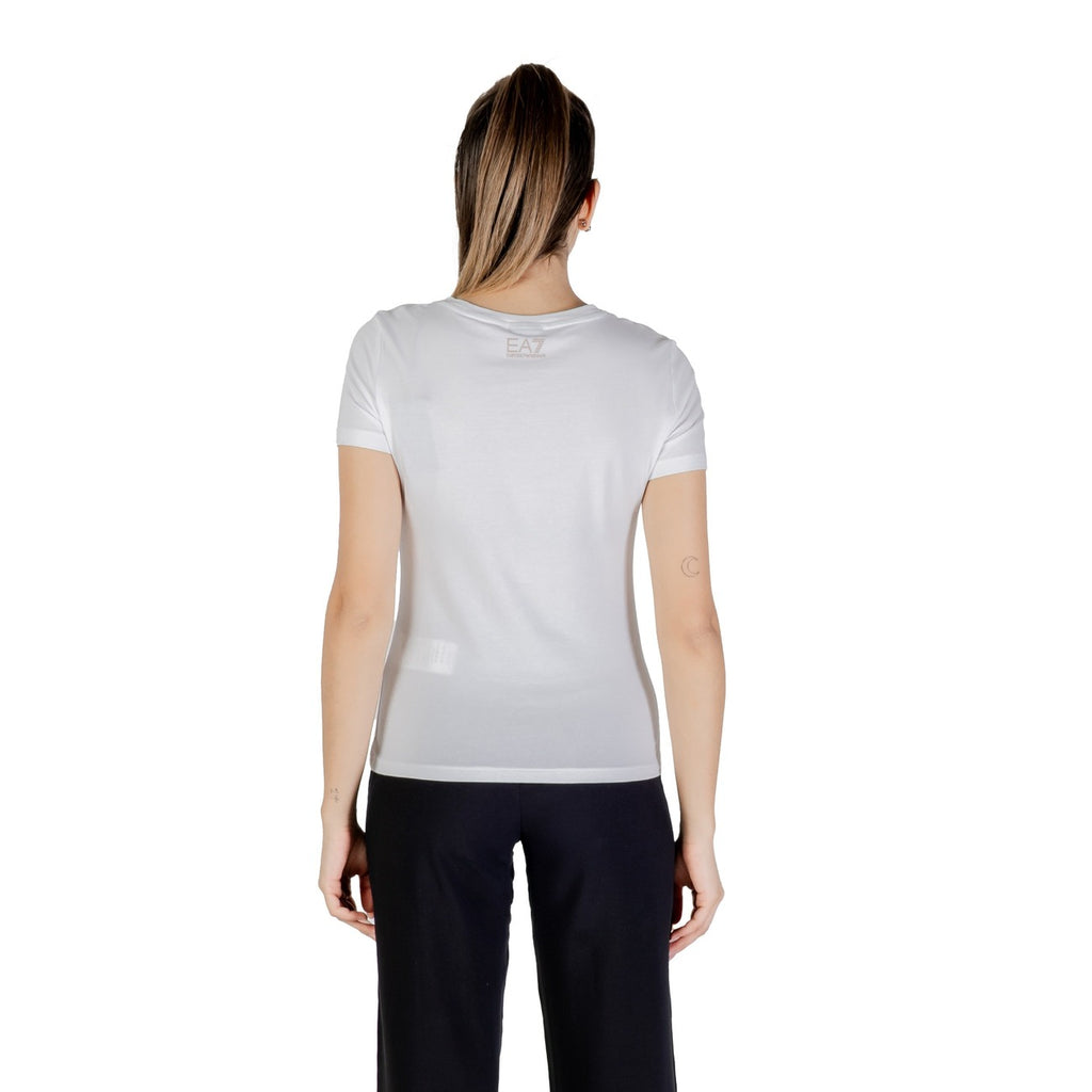 EA7 — T-shirt blanc femme — vue 2