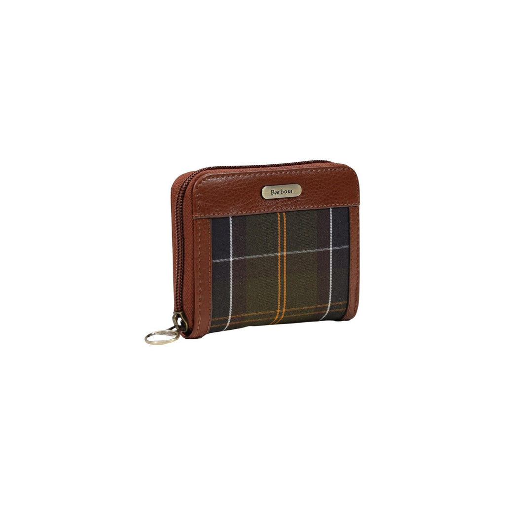 Barbour — Women's Brown Mini Daphne Tartan Wallet — view 2