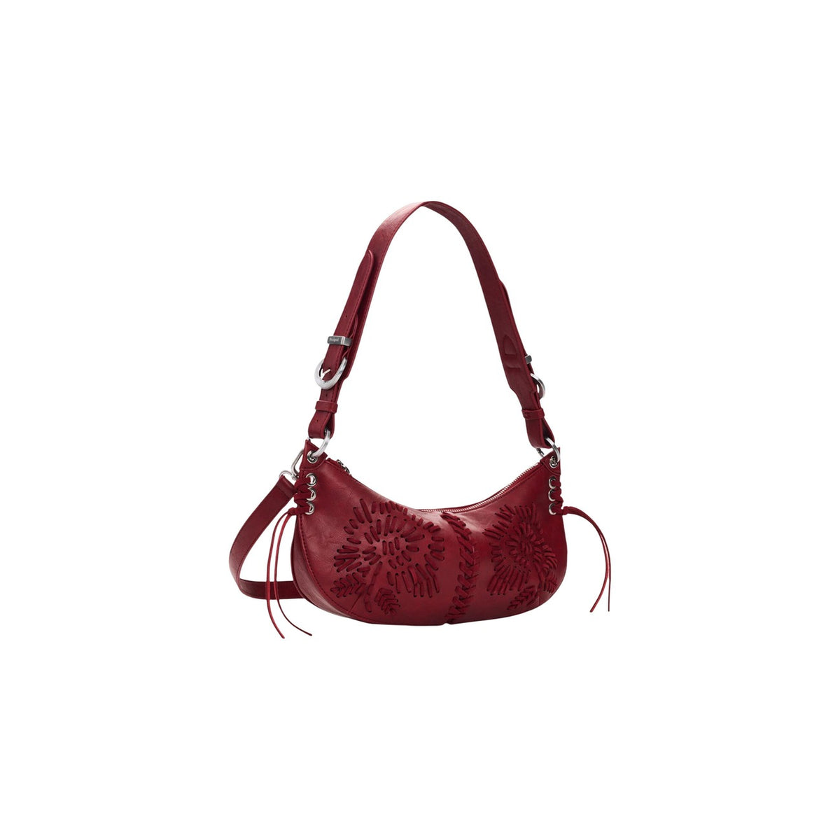 Desigual — Alisio Castres Long red floral bag — view 3