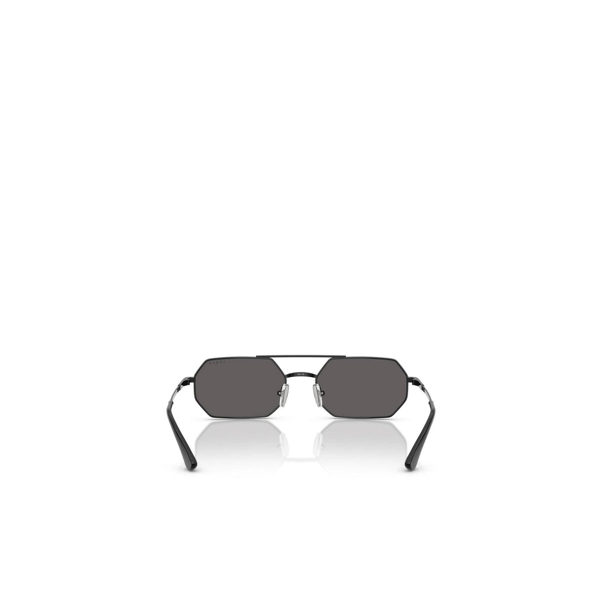 Vogue Eyewear — Women's Black Metal Geometric Sunglasses — view 4