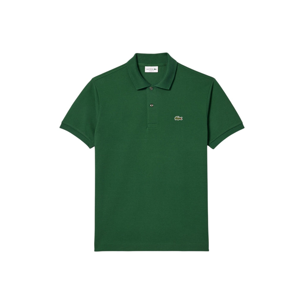 Lacoste — Men’s olive green cotton polo shirt — view 5