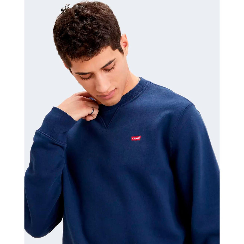 Levi’s — Blaues New Original Crew Herren-Sweatshirt — Ansicht 3