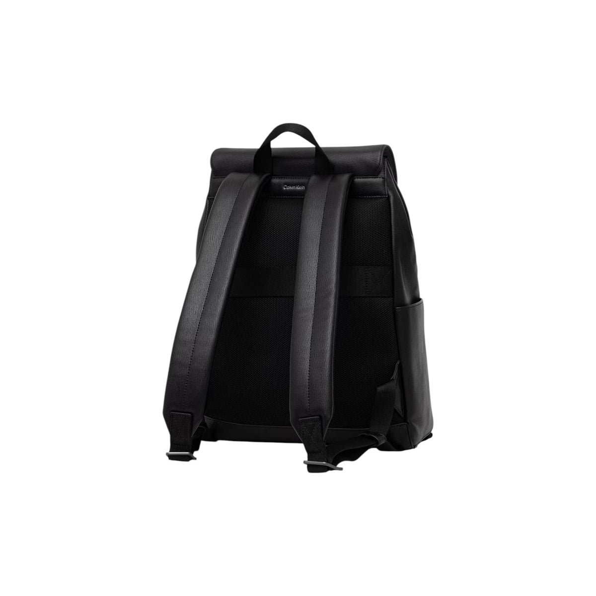 Calvin Klein — Sac noir réf. EMBLEM HW FLAP BACKPACK homme — vue 3