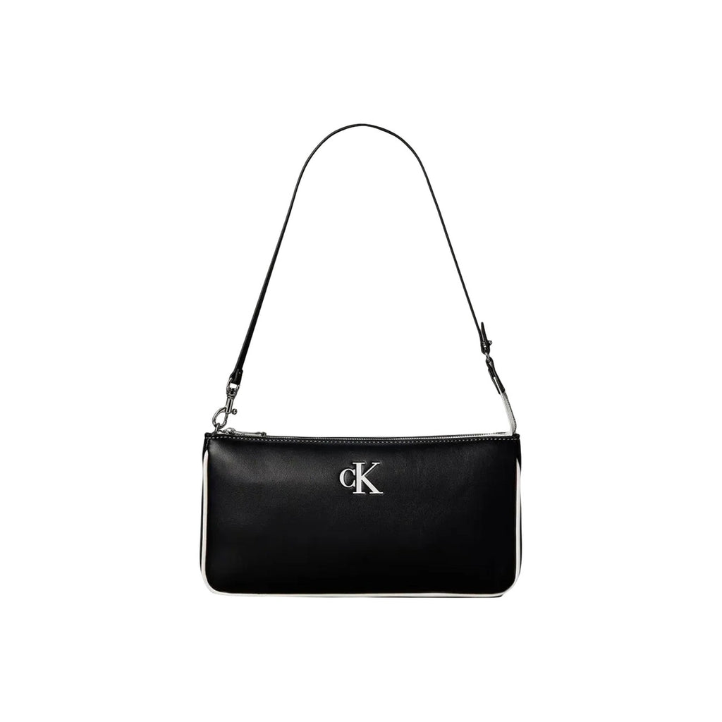 Calvin Klein — Sac noir réf. CONTRAST CK CONVERTIBLE POUCH femme
