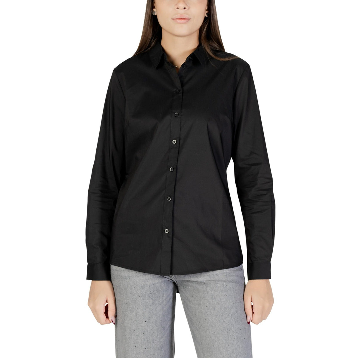 Jacqueline de Yong — Damen-Rundhalsshirt 15149877 — Ansicht 6
