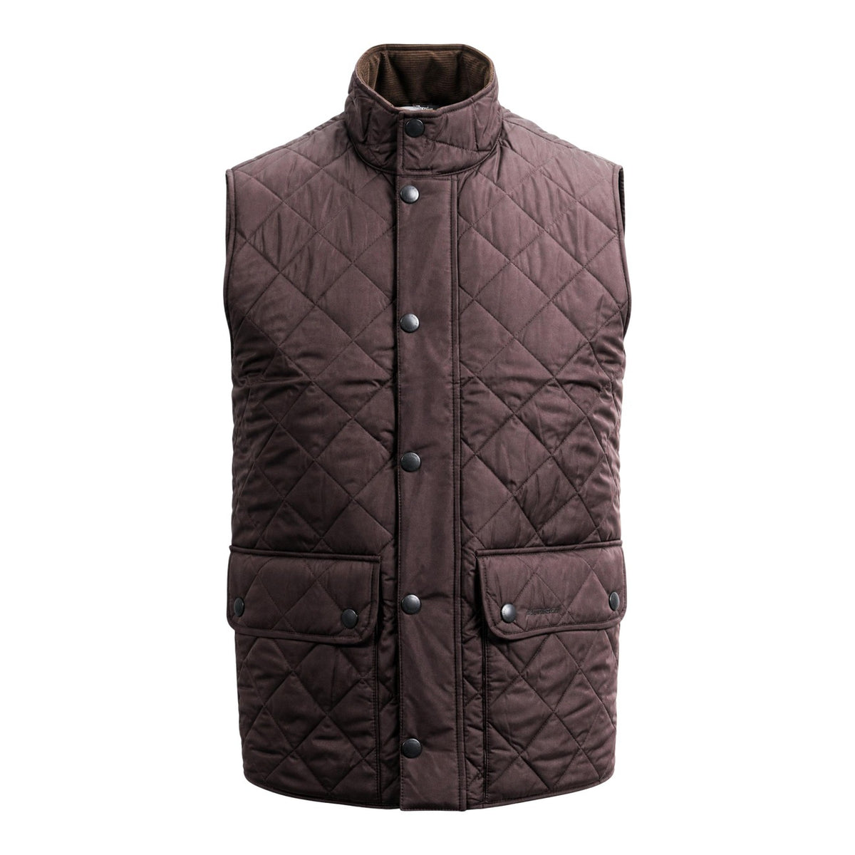 Barbour — Gilet matelassé New Lowerdale marron homme — vue 2