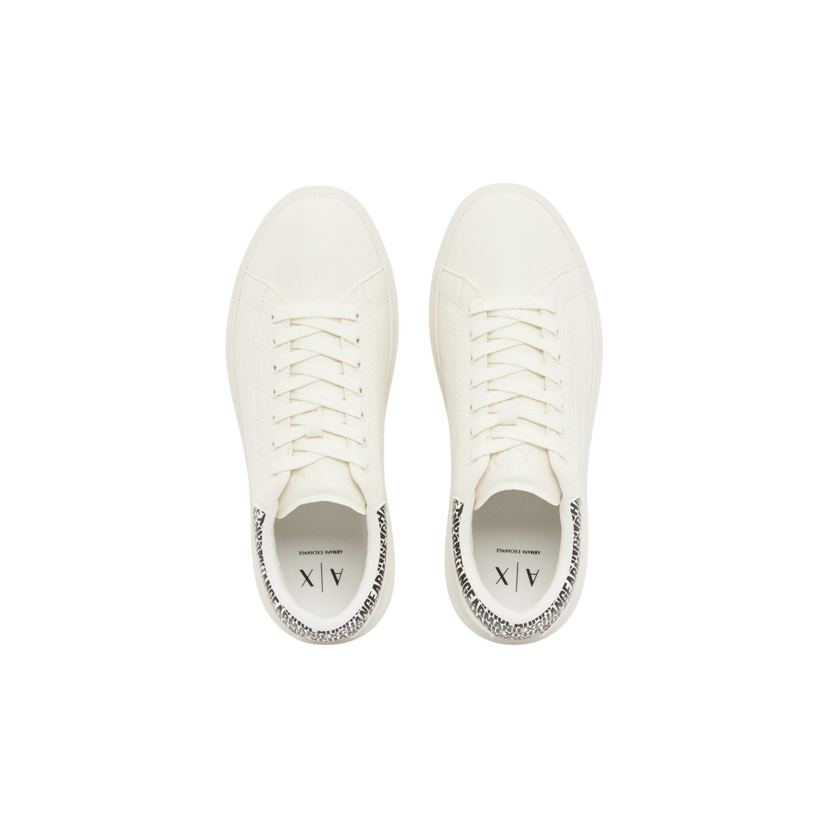 Armani Exchange — Baskets blanches homme — vue 2