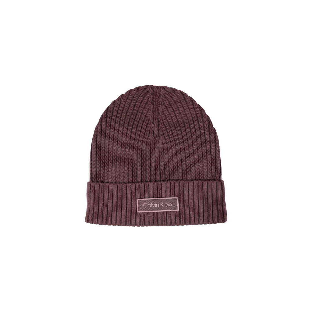 Calvin Klein — Women's Purple Chunky Rib Beanie