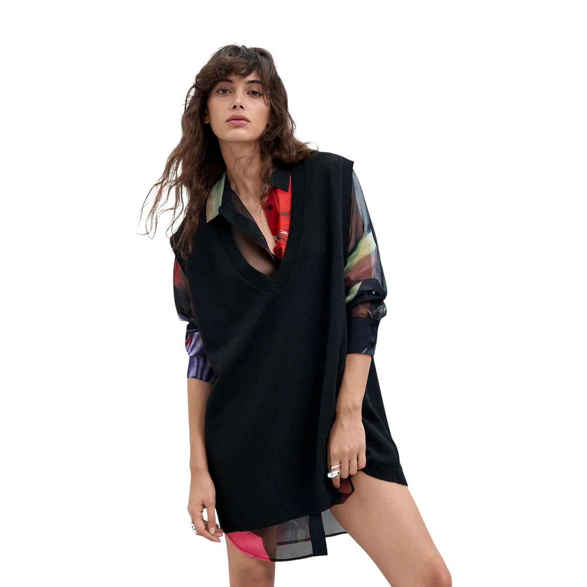 Desigual — Mamen Lacroix dress black woman — view 2