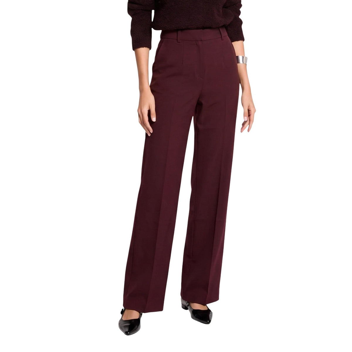 Morgan — Bordeaux pantalon voor dames