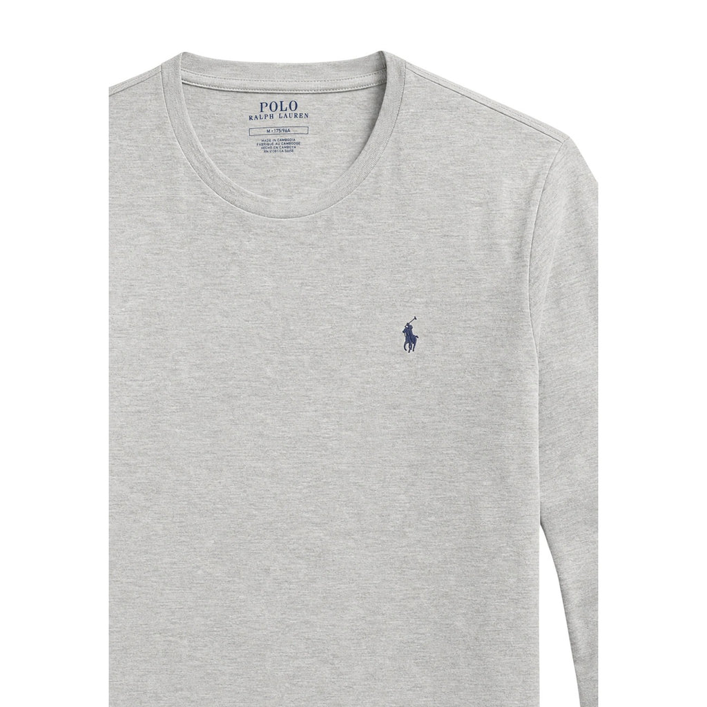 Polo Ralph Lauren — Grijze homewear herentop met lange mouwen — afbeelding 3