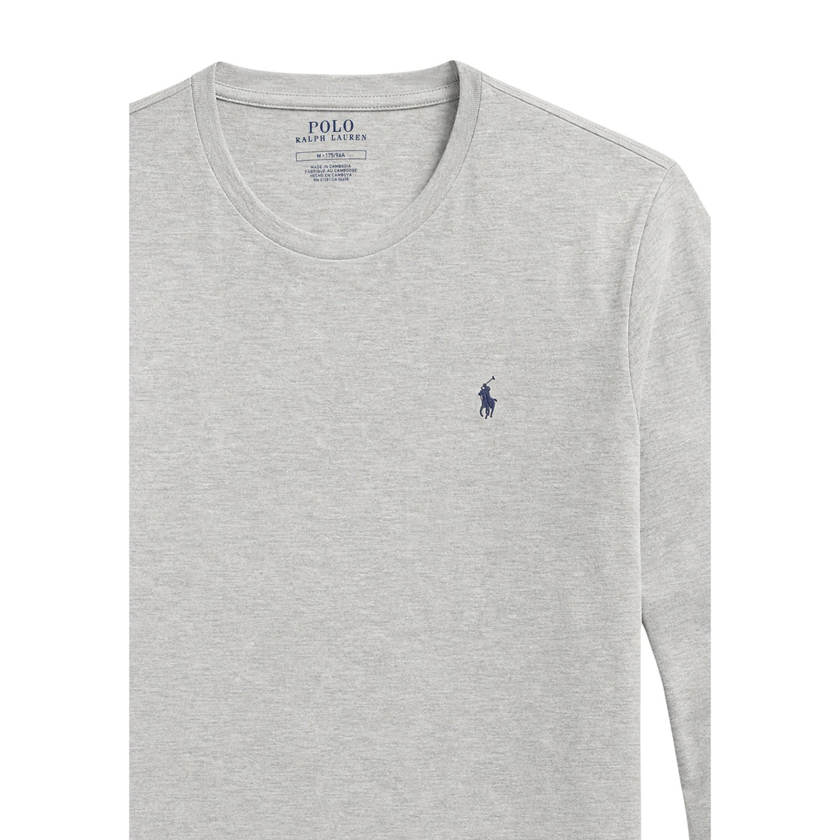 Polo Ralph Lauren — Haut homewear gris manches longues homme — vue 3