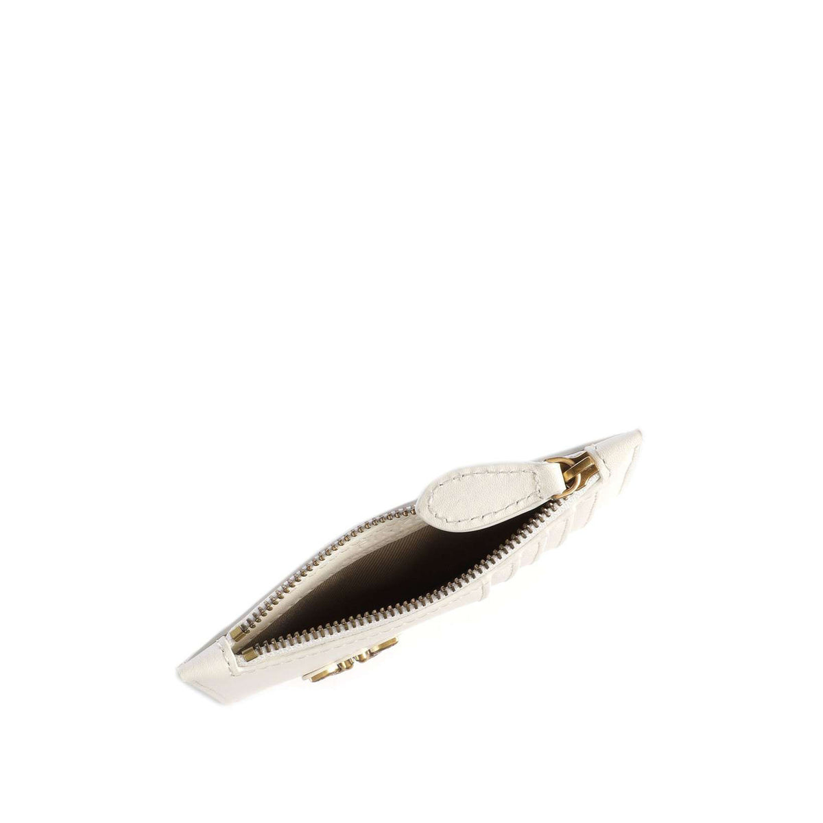 Pinko — Portefeuille 100251 A0f1 en cuir blanc femme — vue 4