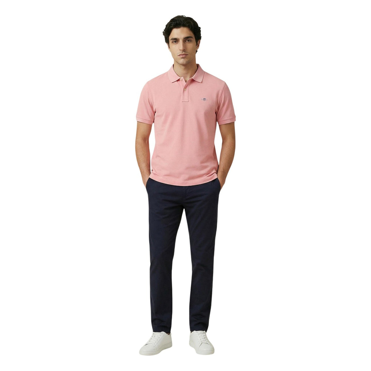 Gant — Polo 2601.002210 rose homme — vue 4