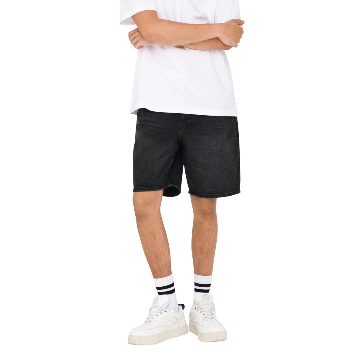 Only & Sons — Short Edge noir homme