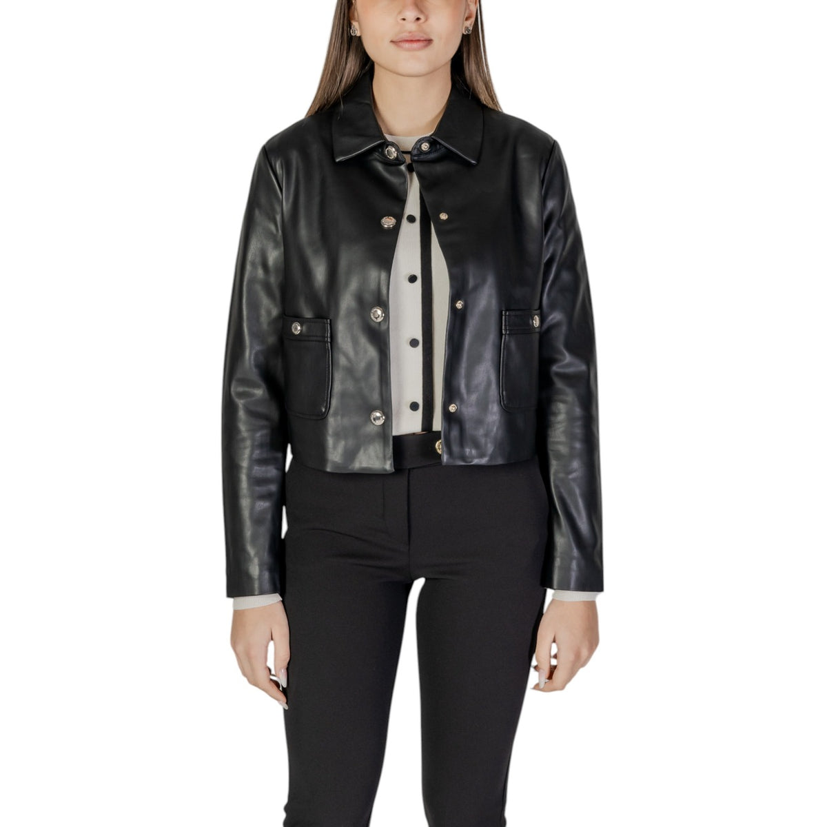 Morgan — jas zwart voor dames — afbeelding 2