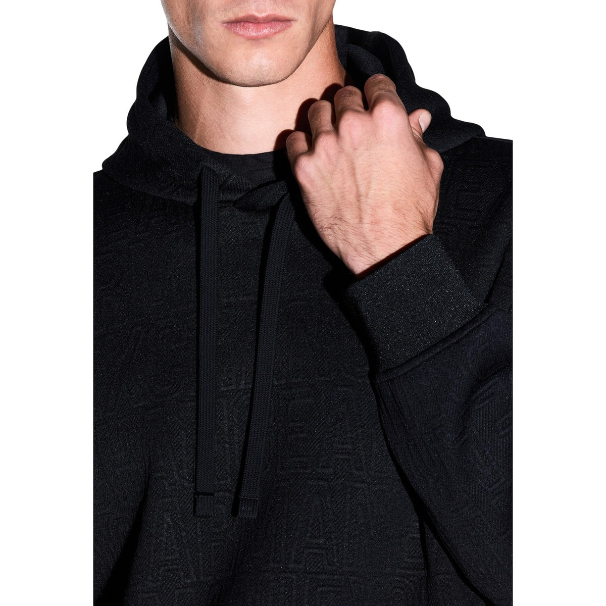 Armani Exchange — Sweat à capuche XM002906 noir homme — vue 3