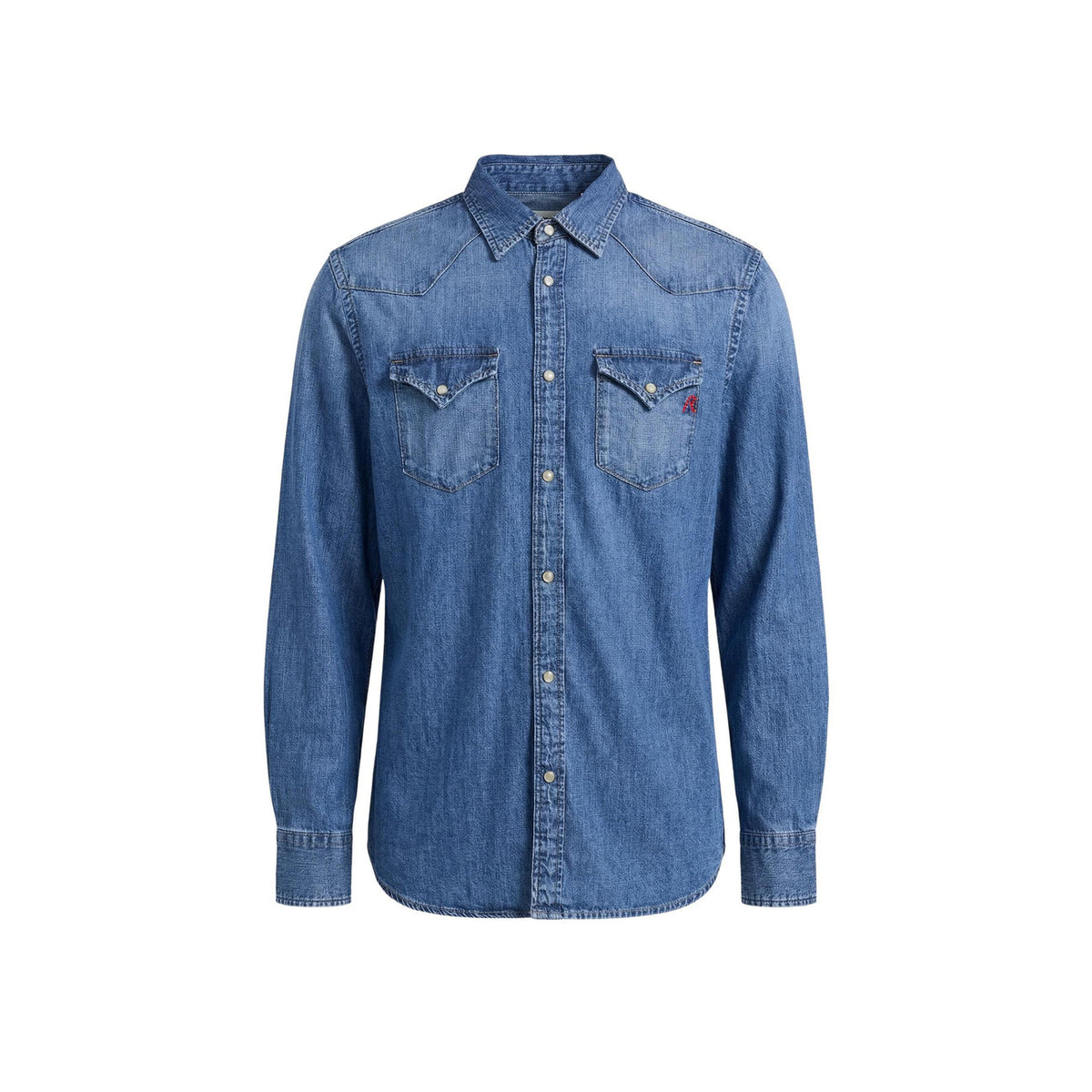 Replay — Chemise bleu clair homme — vue 5
