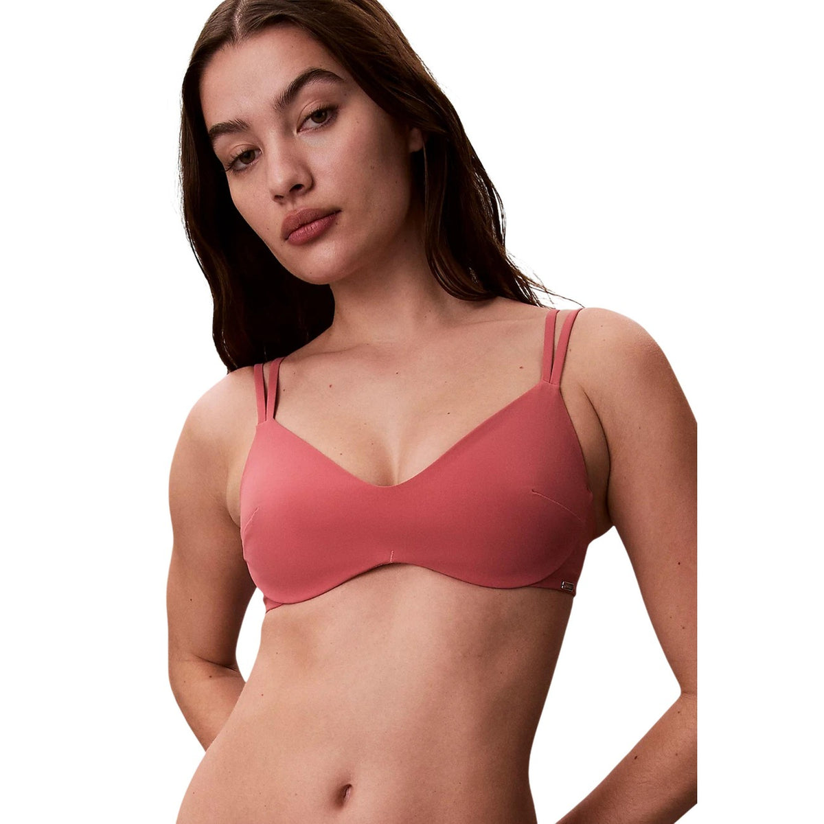 Calvin Klein Jeans — Maillot de bain BRALETTE rose femme — vue 7