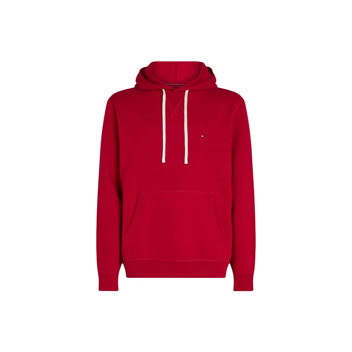 Tommy Hilfiger – Rotes Sweatshirt mit Rundhalsausschnitt für Herren — Ansicht 4