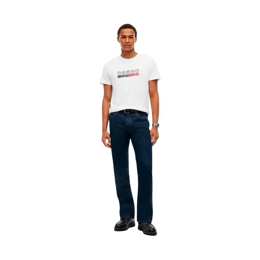 Tommy Jeans — Men’s white organic cotton t-shirt — view 3