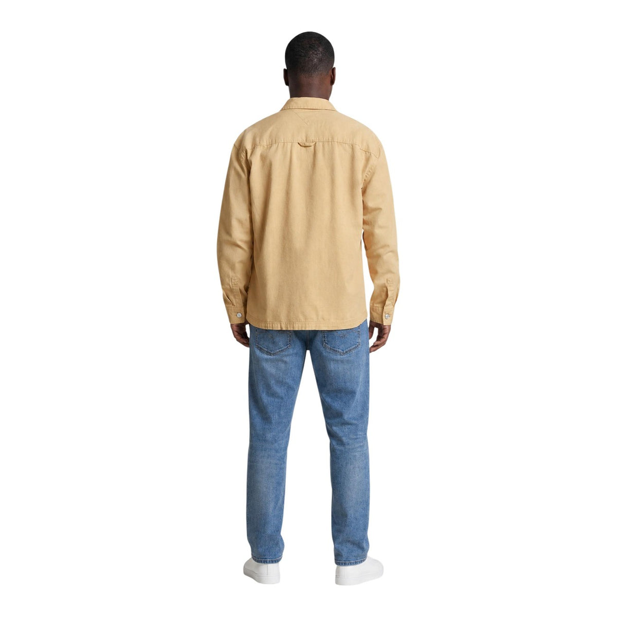 Tommy Jeans — Chemise beige homme — vue 5