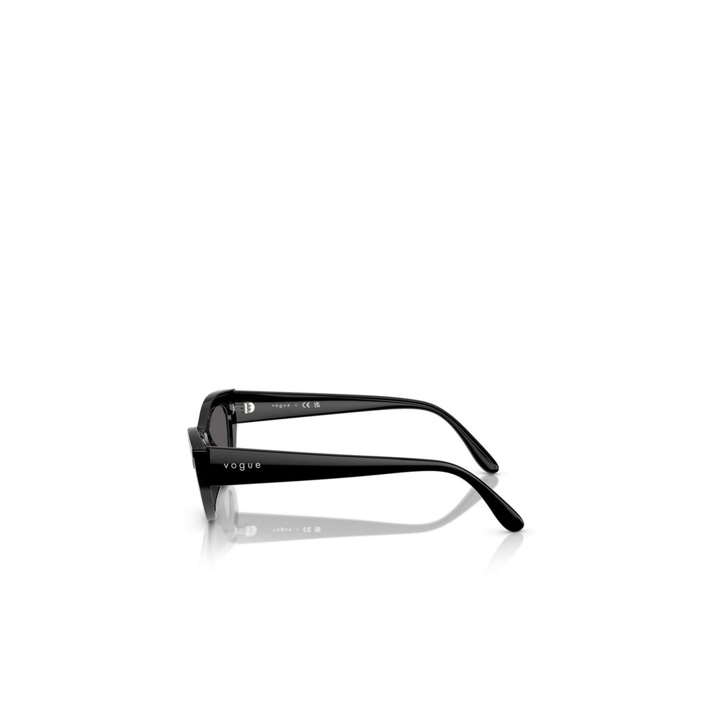 Vogue Eyewear — Lunettes de soleil œil-de-chat noires 52 mm femme — vue 5