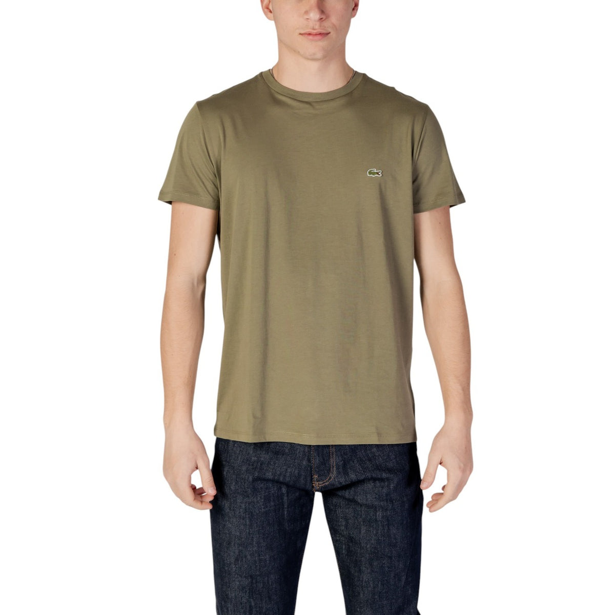 Lacoste — T-shirt Pima TH6709 homme — Kaki