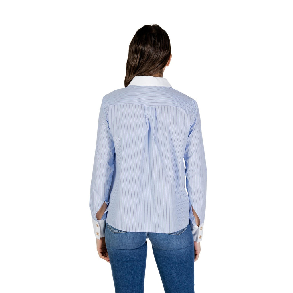 Morgan – Damen-Rundhalsshirt hellblau — Ansicht 2