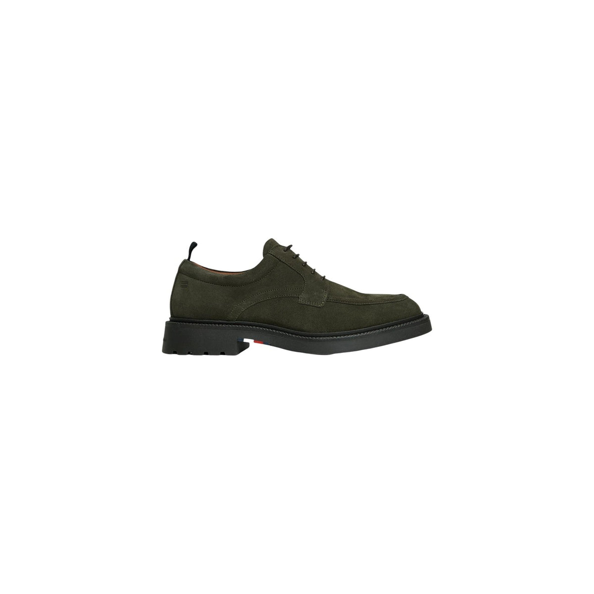 Tommy Hilfiger – Grüne Herren-Slipper aus Leder