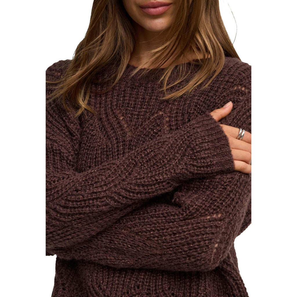 Only — ONLHANJA glittertrui met ronde hals voor dames — afbeelding 5