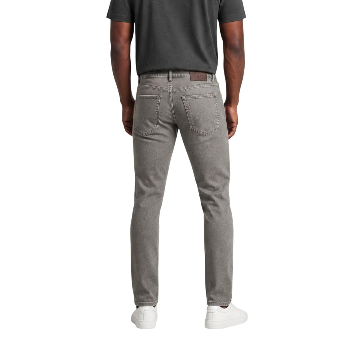 Armani Exchange — Men’s beige stretch jeans — view 3