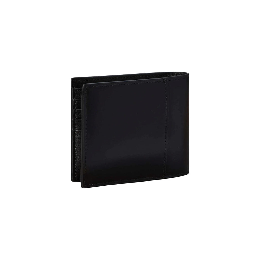 Calvin Klein — Schwarze Refined Emblem Mix Herren-Geldbörse — Ansicht 2