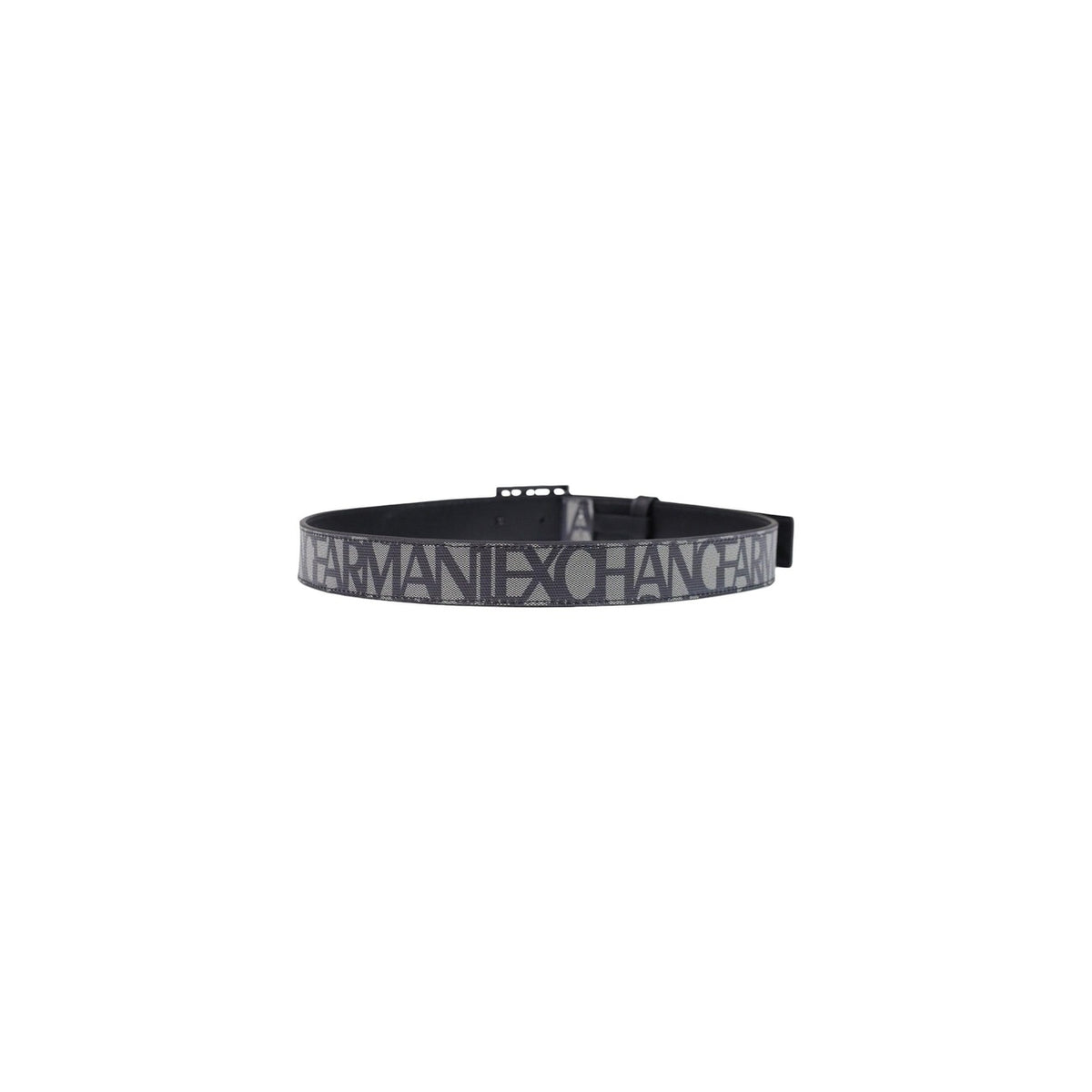Armani Exchange — Ceinture textile grise femme — vue 4