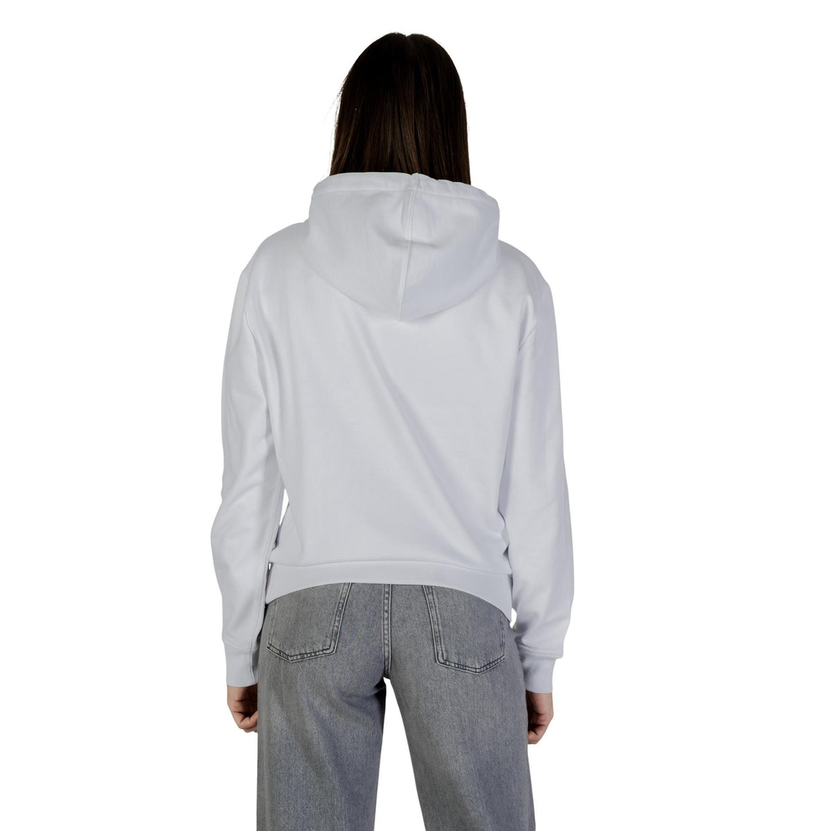 Calvin Klein Jeans — Witte hoodie voor dames LV047C224G — afbeelding 2