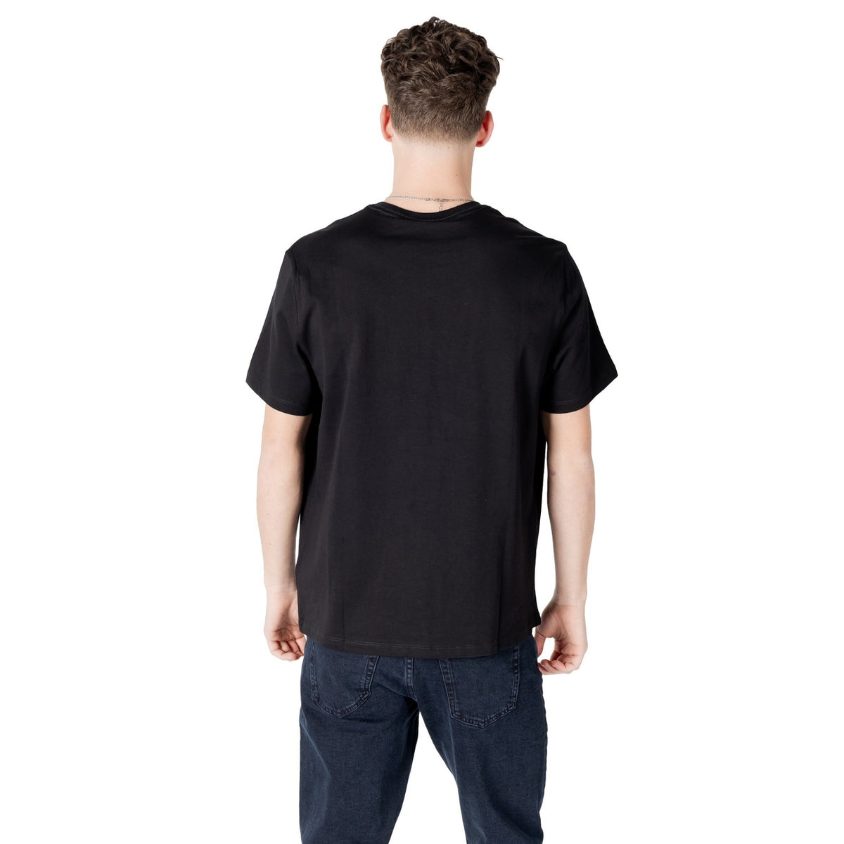 Calvin Klein Jeans — T-shirt LV04RB862 noir homme — vue 2