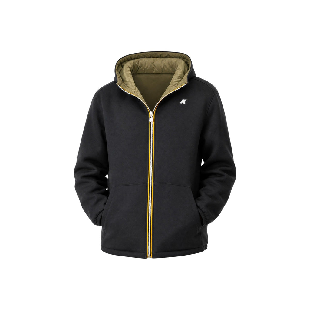 K-Way — Herrenjacke Jack Spacer Nylon Double schwarz — Ansicht 2