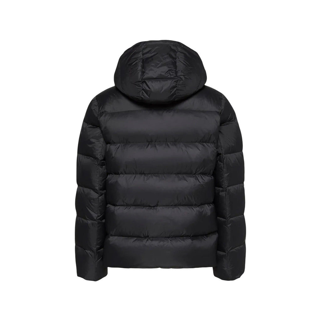 Calvin Klein Jeans – Bedruckte schwarze Kapuzenjacke aus Polyester für Herren — Ansicht 4