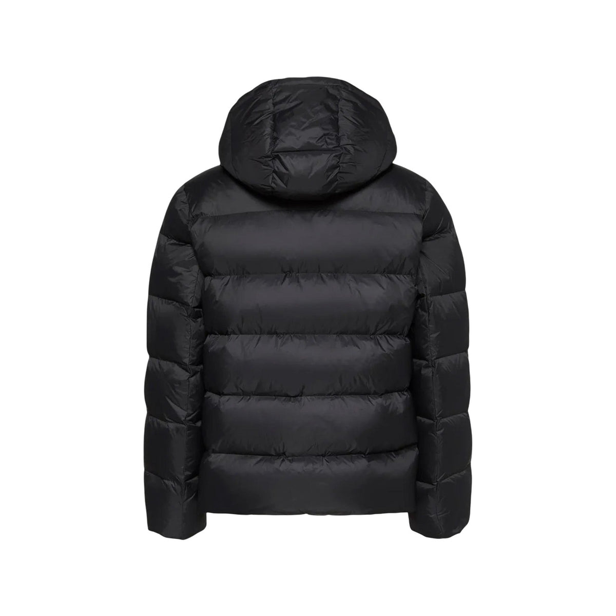 Calvin Klein Jeans – Bedruckte schwarze Kapuzenjacke aus Polyester für Herren — Ansicht 4
