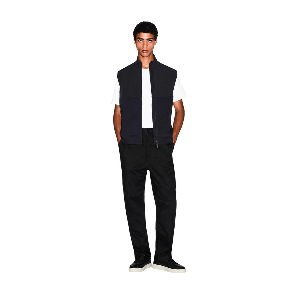 Armani Exchange — Men’s black zipped sweatshirt — view 5