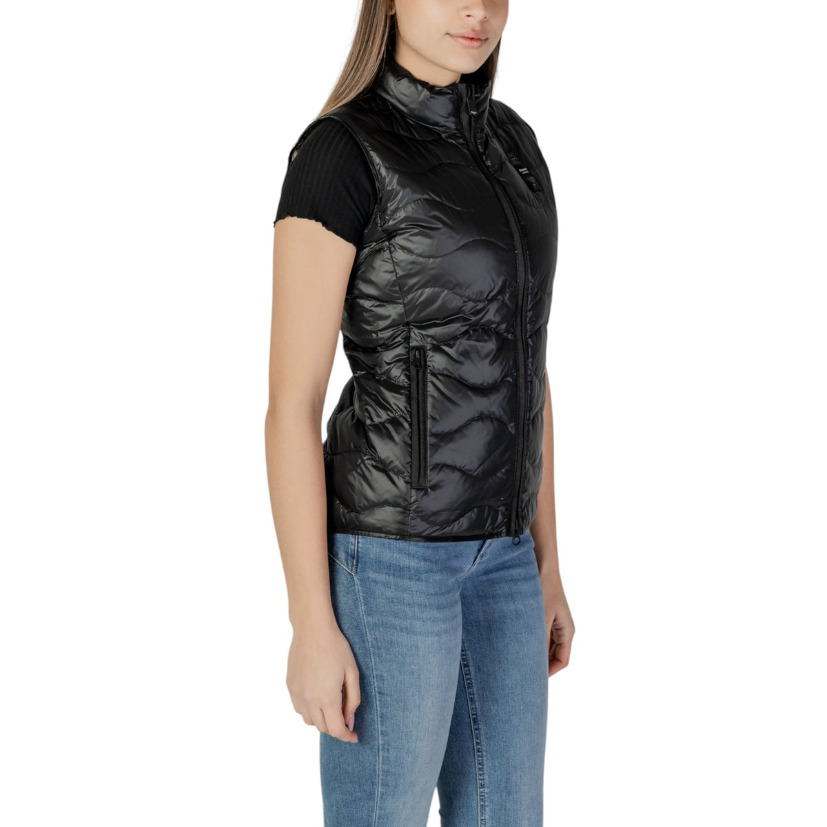 Blauer — Gilet matelassé Venice noir femme — vue 3